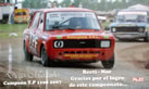 Diego Martinho (Fiat 128) Campeón Categoría Clase 1 Tierra